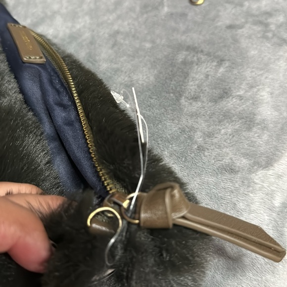 Anthropologie Remi Reid Trio Color Fur Purse NWT - Picture 5 of 7